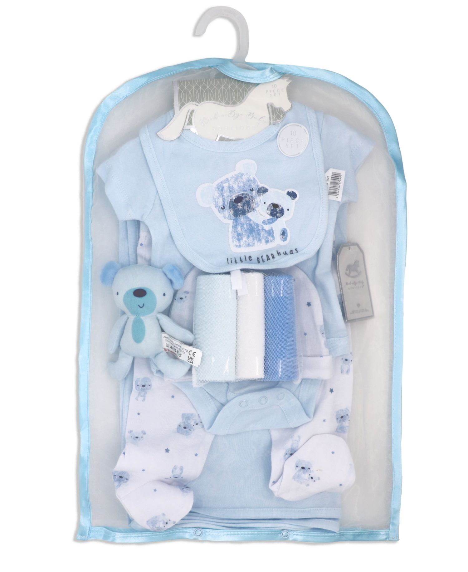 Baby Boys Little Bear Hugs Layette Gift, 10 Piece Set