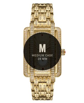 Women's Mink Platinum Series 18k Gold-plated Stainless Steel Watch, 28mm