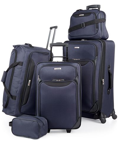 Tag Springfield III 5 Piece Luggage Set, Created for Macy&#39;s - Luggage Sets - Luggage & Backpacks ...