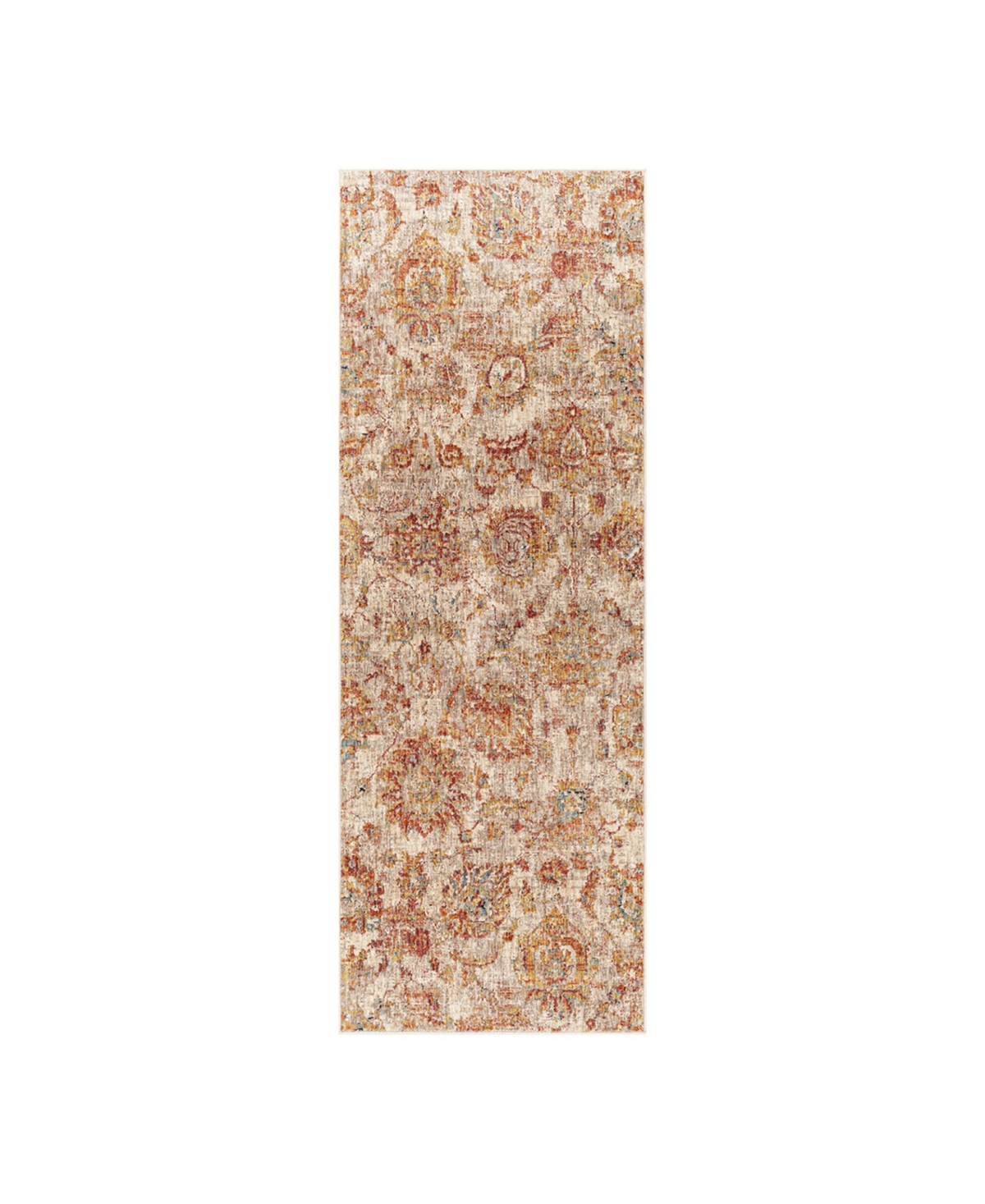 Surya Mirabel Mbe-2315 2'7in x 7'3in Runner Area Rug - Red, Beige
