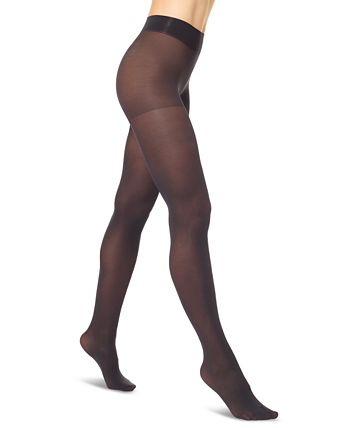 Hue Women's 3D Diamond Control Top Tights, Black, 1 at  Women's  Clothing store