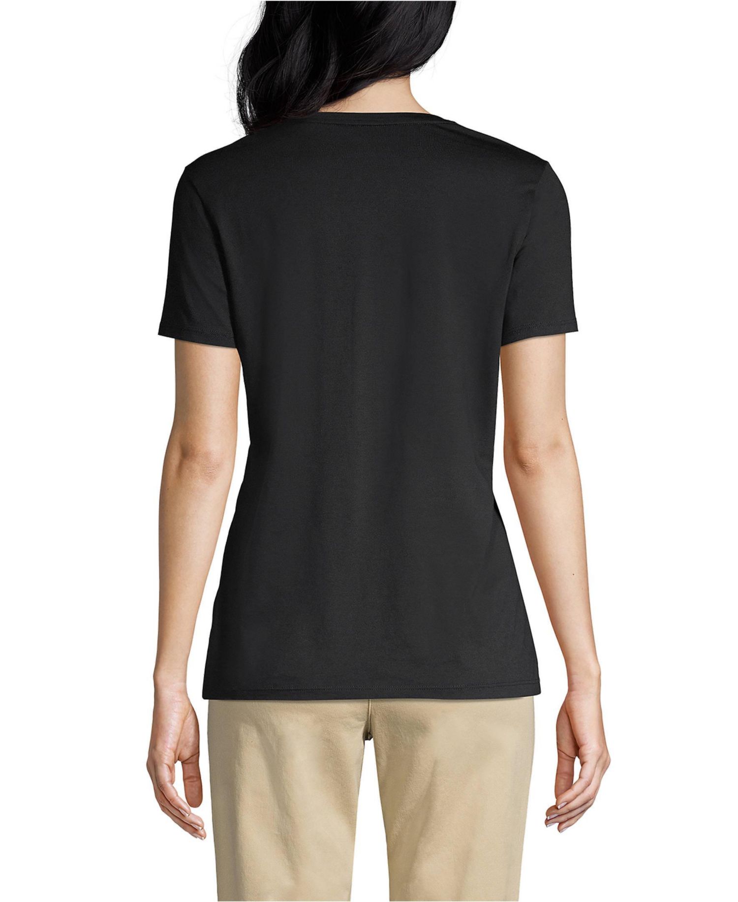 Women's Relaxed Supima Cotton V-Neck T-Shirt