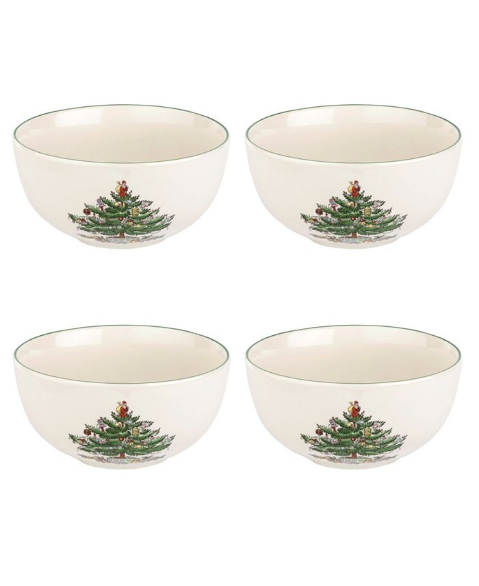 Spode Dinnerware, Christmas Tree Set/4 Individual Bowl - Macy's