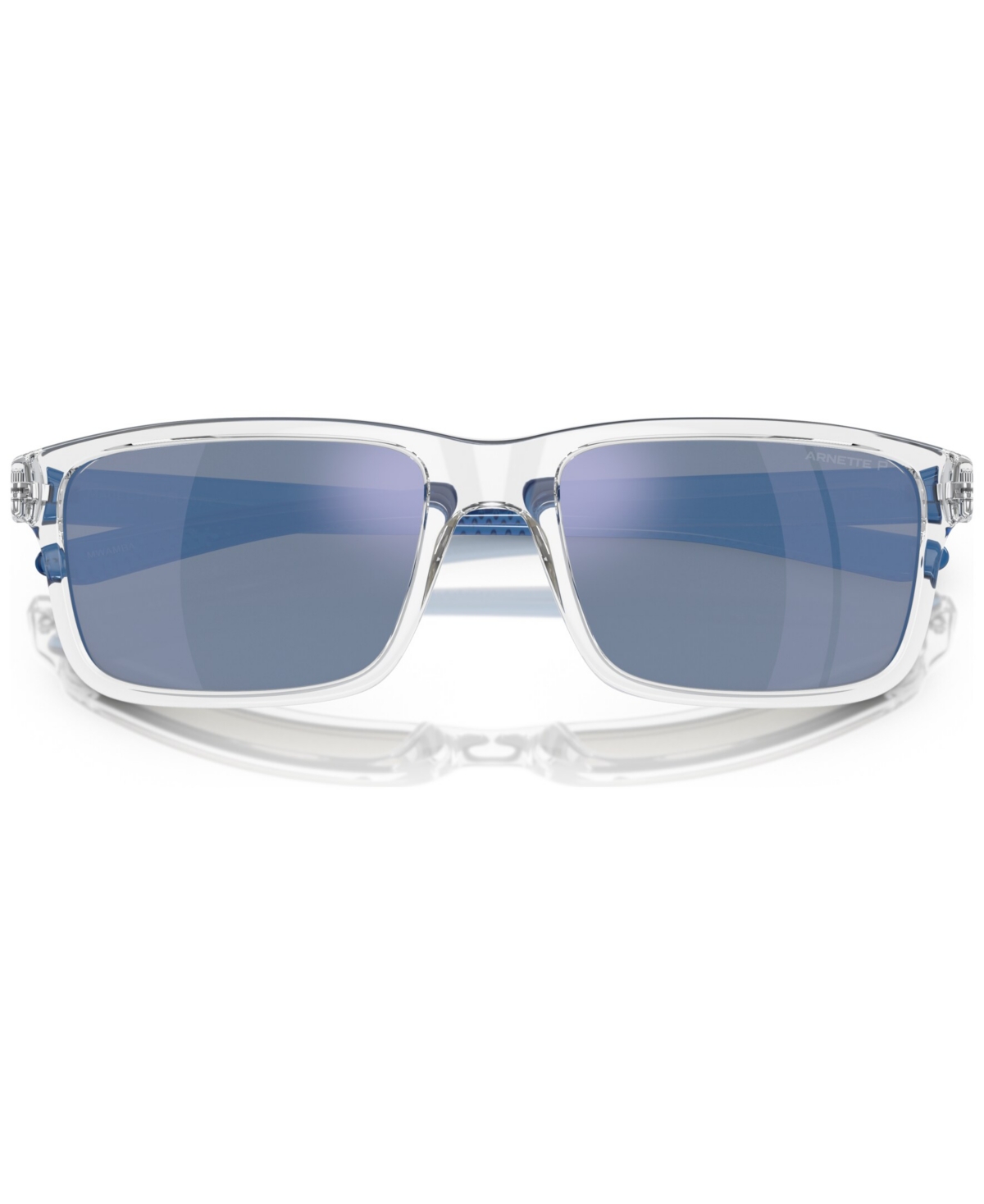 Shop Arnette Men's Polarized Sunglasses, Mwamba In Crystal