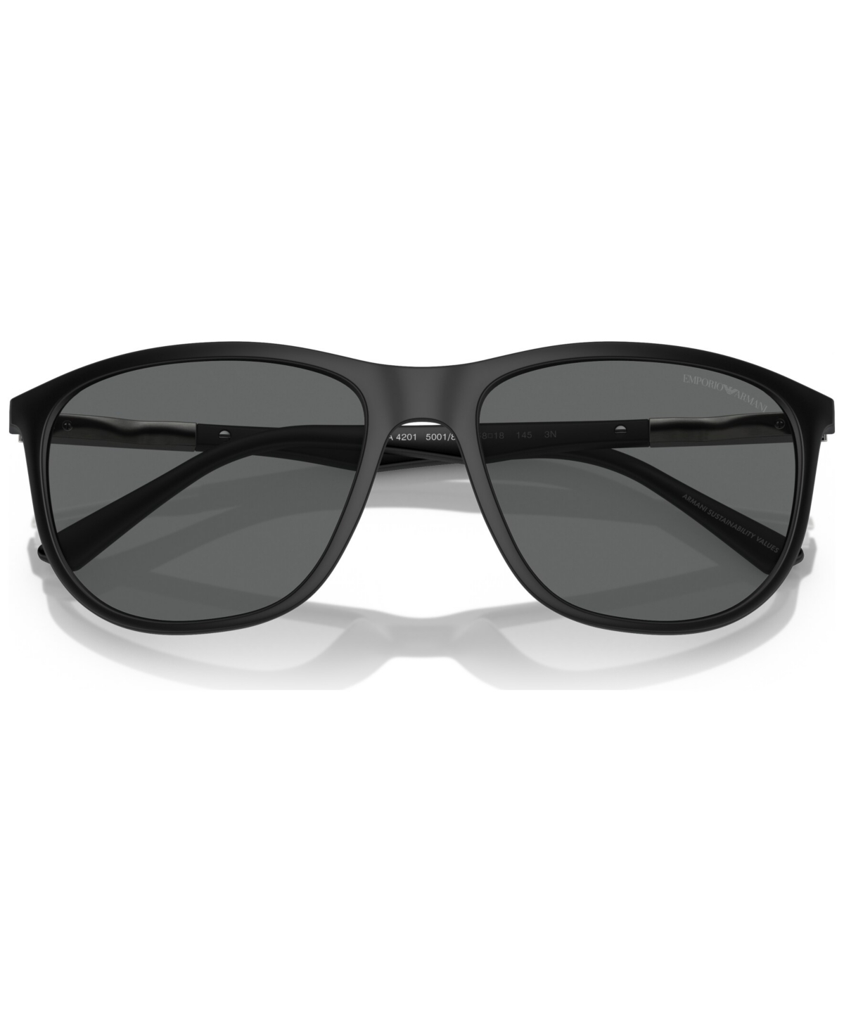 Shop Emporio Armani Men's Sunglasses, Ea4201 In Matte Black