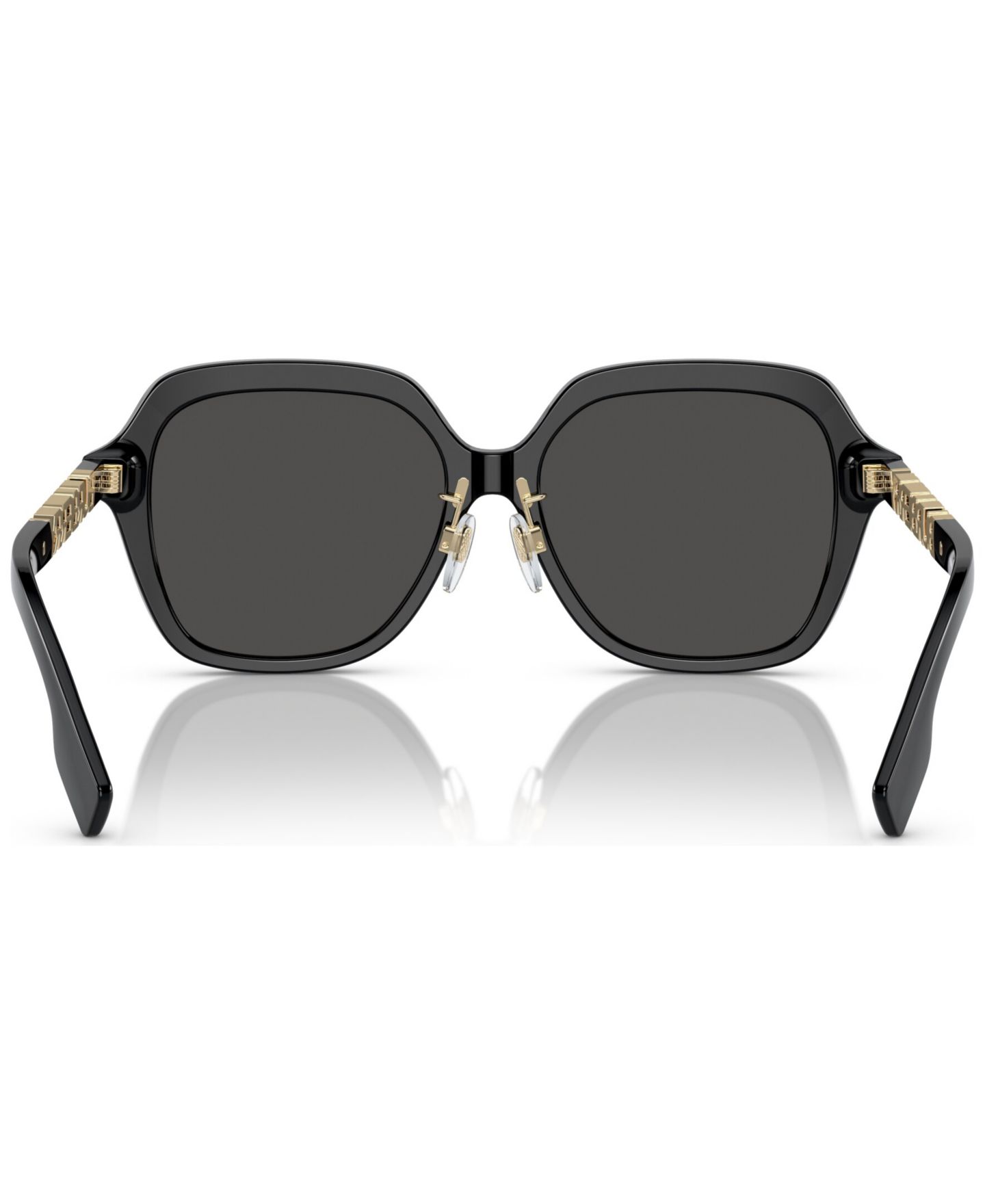 Женские солнцезащитные очки Burberry Low Bridge Fit Sunglasses, Joni, цвет: Чёрный — фото 3