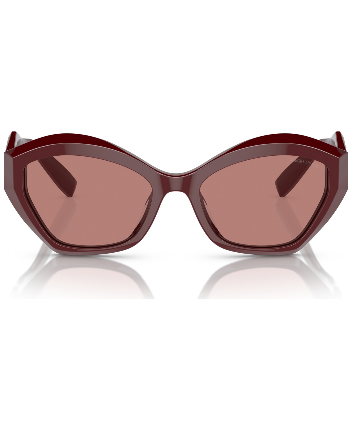 Shop Giorgio Armani Women's Sunglasses, Ar8187u In Bordeaux