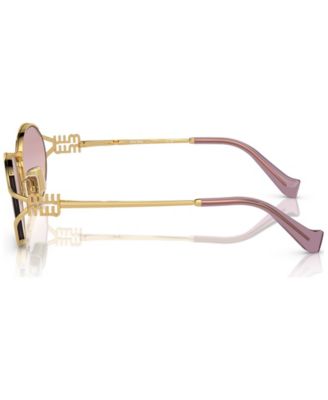 Women's Oval Metal Sunglasses, MU52YS