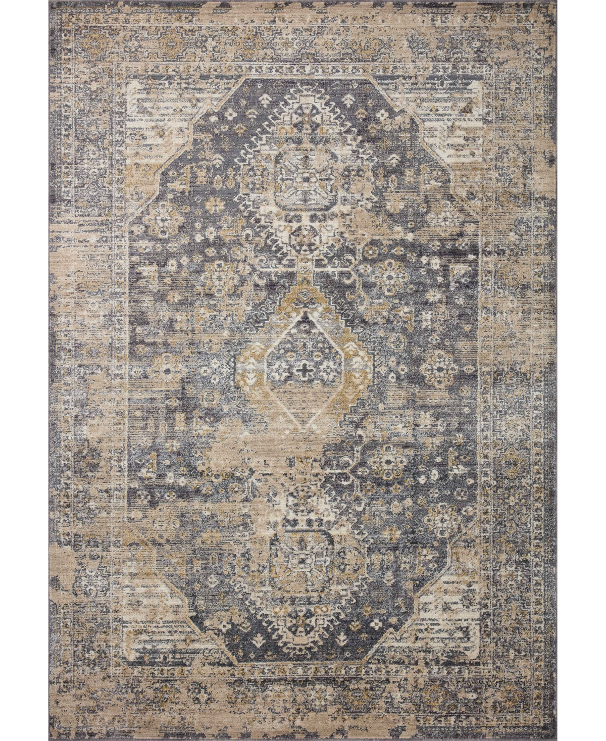 Loloi Indra Ina-03 10' x 14' Area Rug - Charcoal