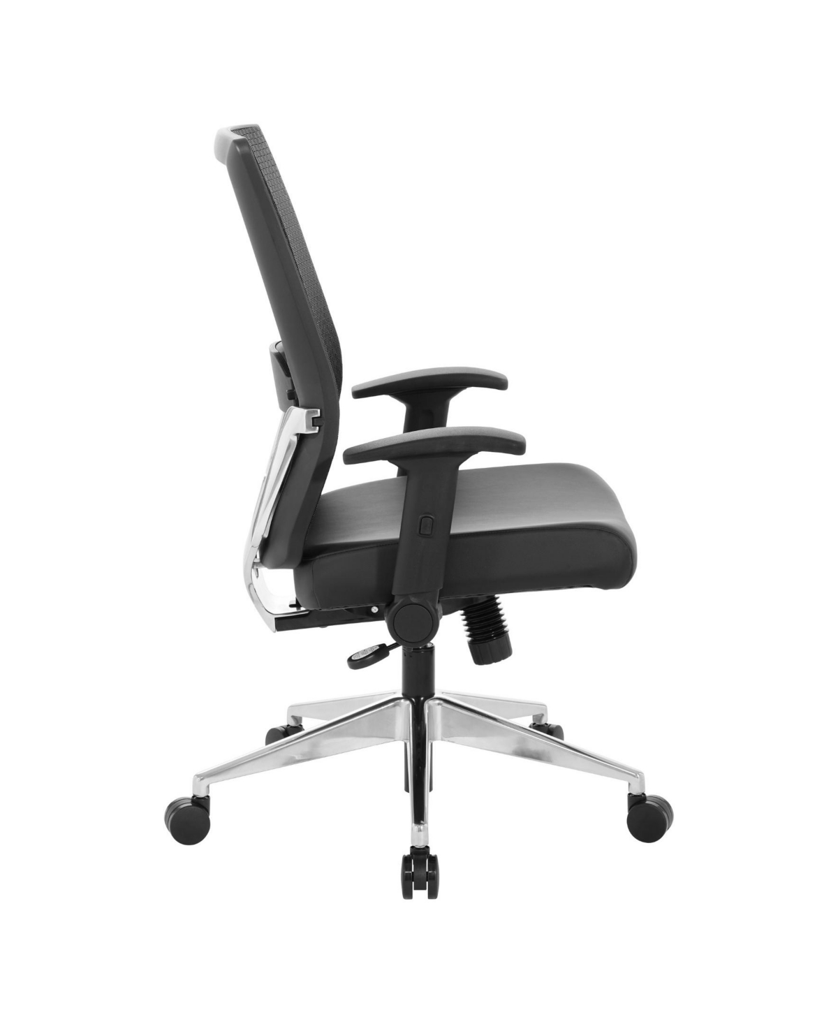 Osp Home Furnishings Black Matrix Back Manager's Office Chair With Dillon Disinfectant Seat In Black