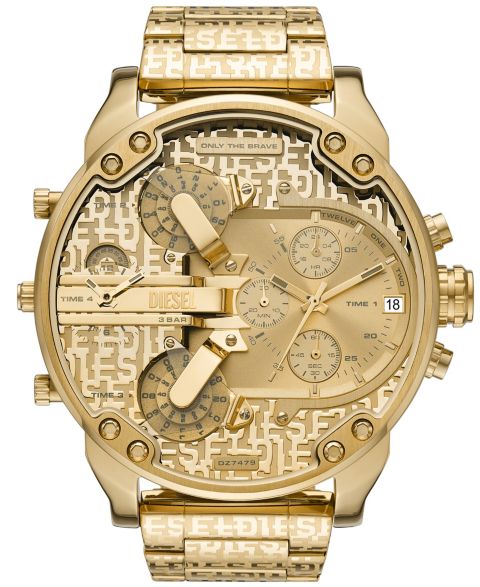 Мужские часы Diesel Mr. Daddy 2.0 Quartz Gold-Tone Stainless Steel Watch 57mm