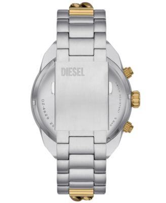 Men's Spiked Chronograph Stainless Steel Watch 49mm