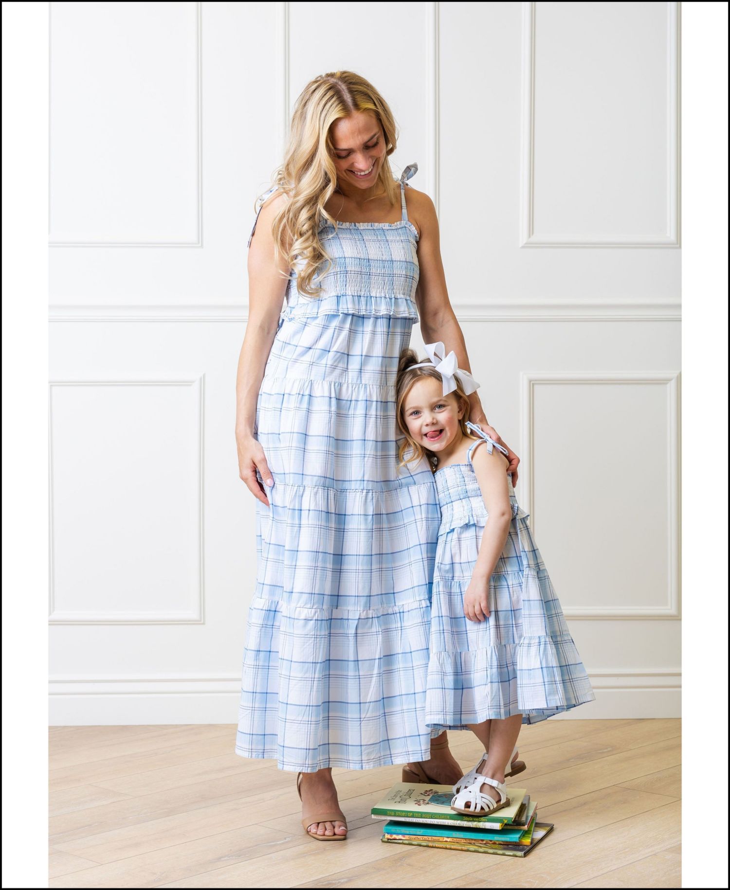 Women's Hope and Henry Smocked Tiered Dress