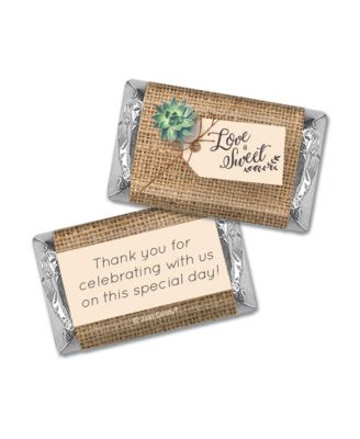 Wedding Candy Hershey's Chocolate Party Favors, 108 Pieces