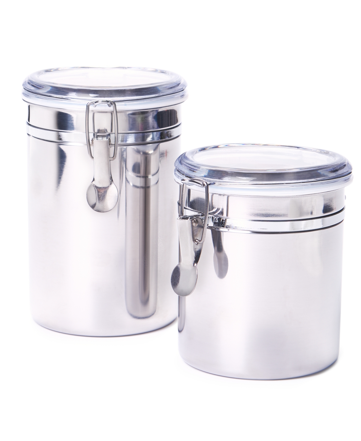 Tools Of The Trade 2-pc. Stainless Steel Canister Set, Created For Macy's In No Color