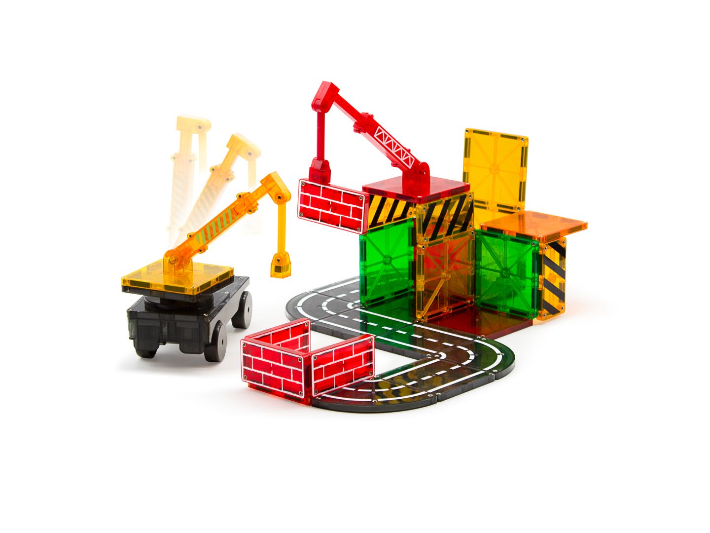 Детский конструктор Magna-Tiles® Builder 32-Piece Magnetic Building Set, Ages 3+ — фото 3