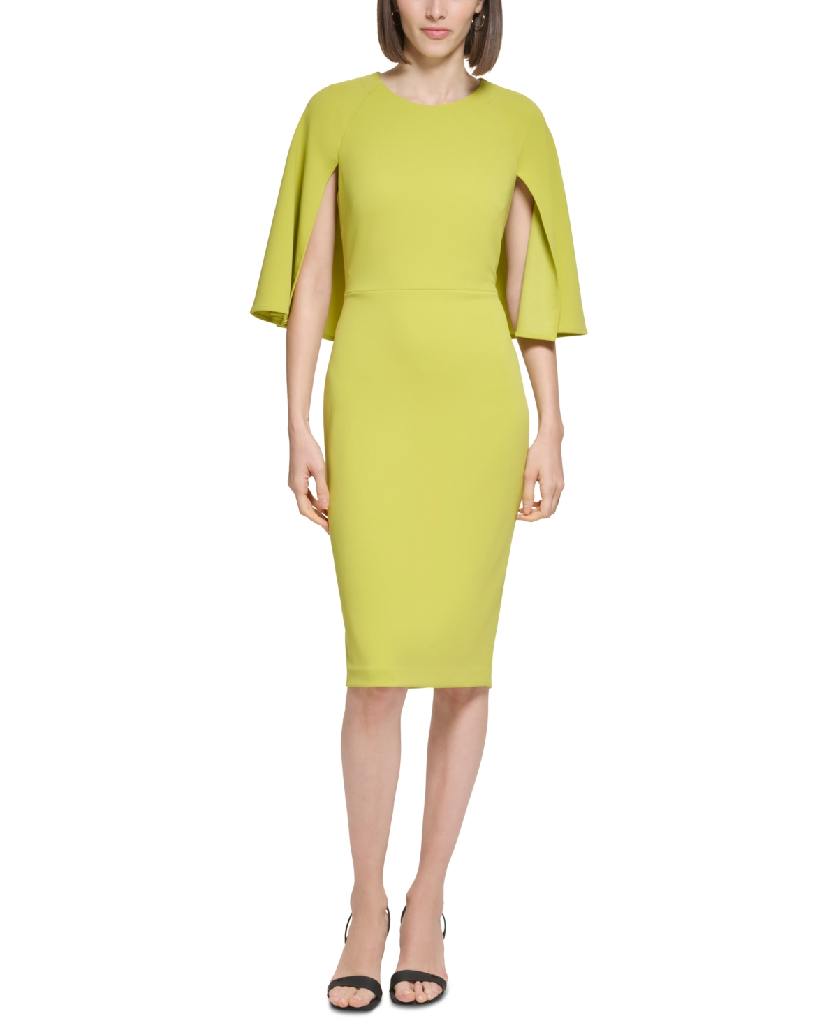 Calvin klein cape top sheath dress
