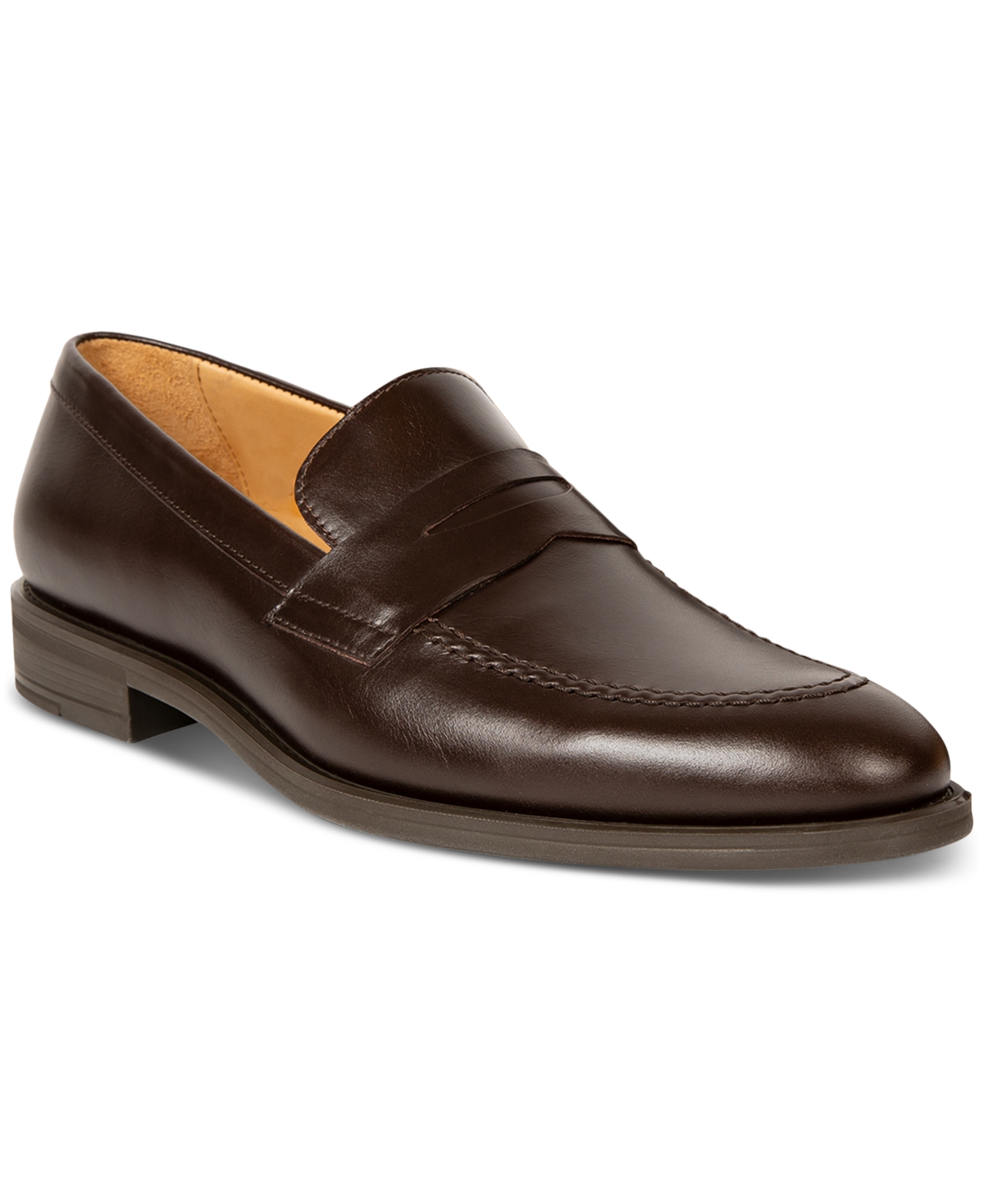 Paul Smith Men's Remi Leather Dress Casual Loafer In Dark Brown