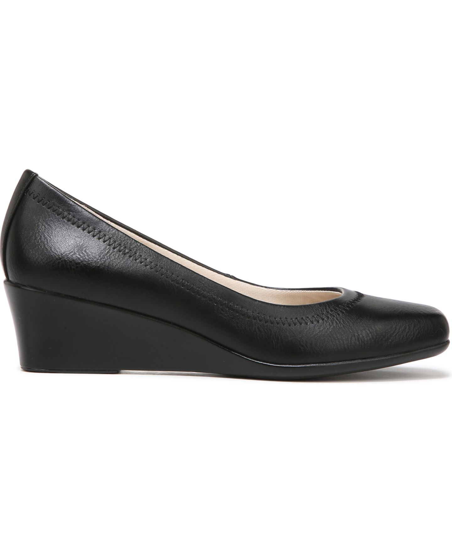 Женские туфли LifeStride Groovy Wedge Pumps, цвет: Чёрный гладкий — фото 2