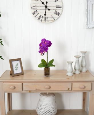 24" Orchid Phalaenopsis Artificial Arrangement in Vase