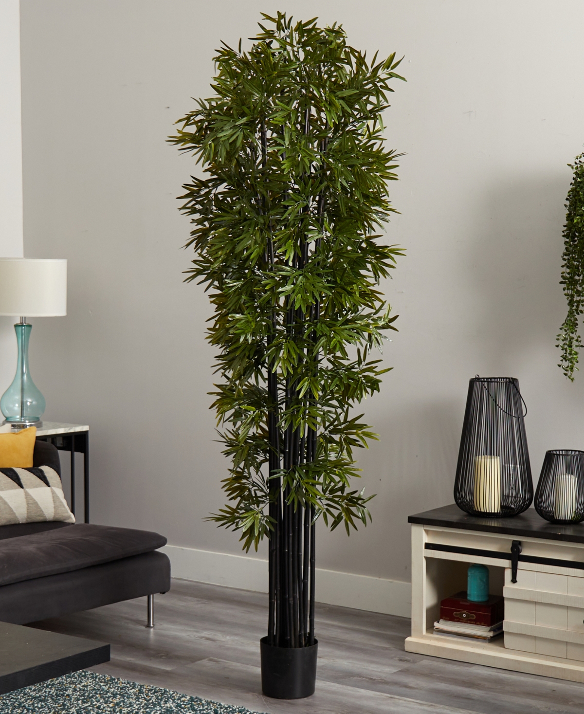 NEARLY NATURAL 84" ARTIFICIAL BAMBOO TREE WITH TRUNKS 
