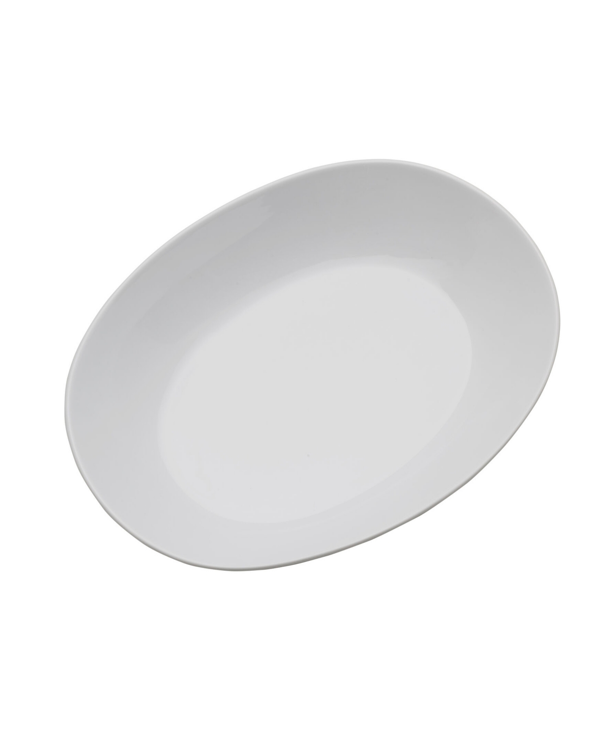 Fitz And Floyd Everyday Oval Serve Bowl In White