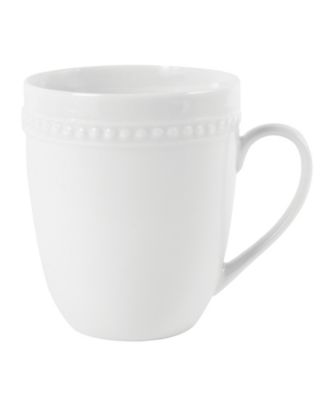 Everyday Whiteware Beaded Mug 4 Piece Set