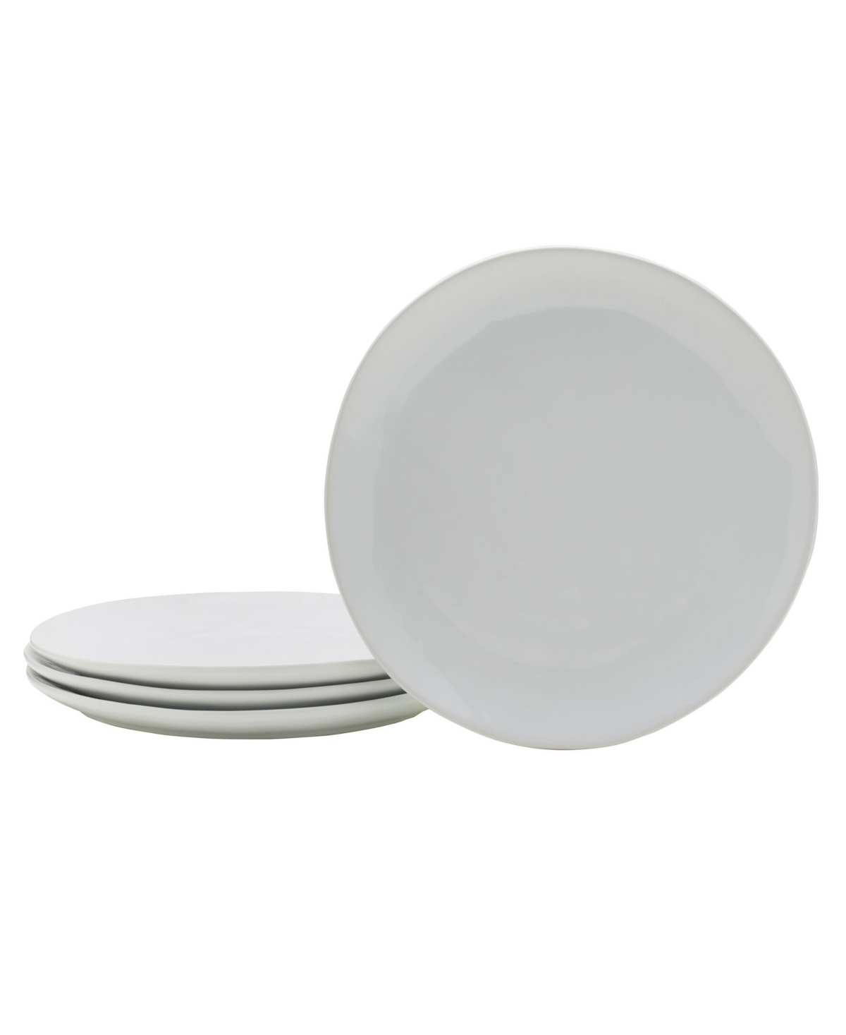 Everyday Whiteware Salad Plate 4 Piece Set - White