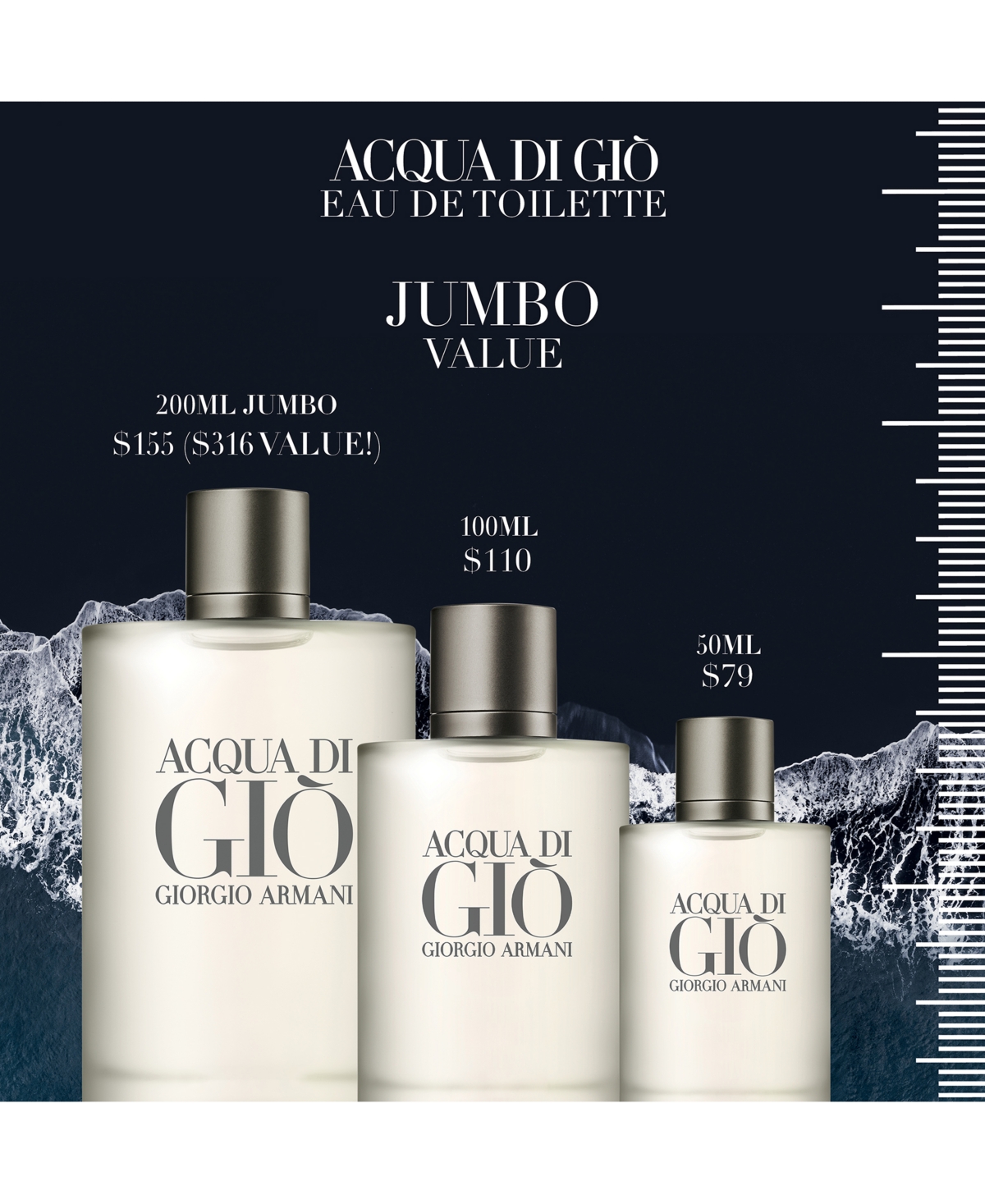 Shop Giorgio Armani Armani Beauty Men's Acqua Di Gio Eau De Toilette Spray, 6.7-oz In No Color