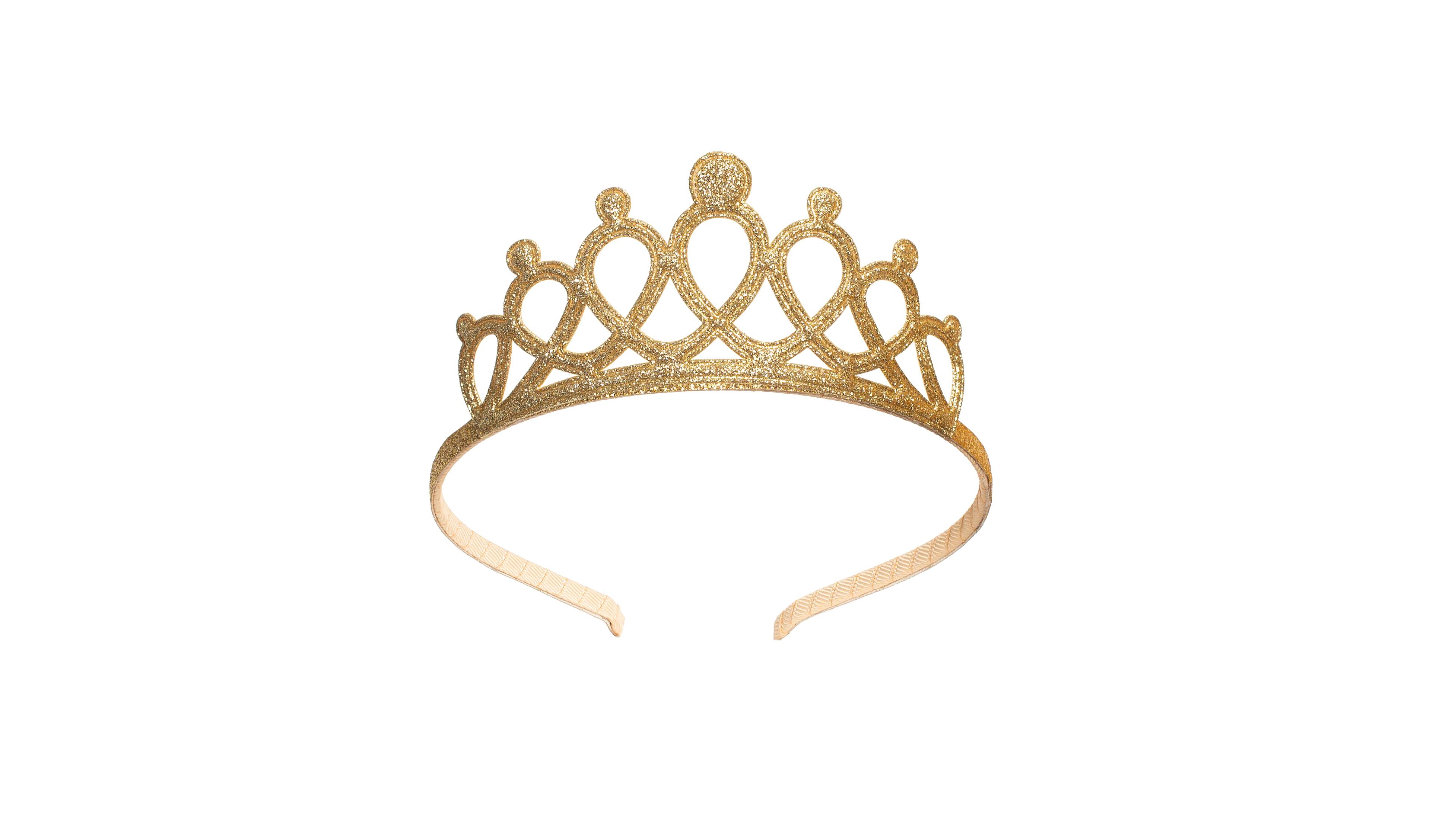 Sweet Wink Girls Gold Tiara Headband