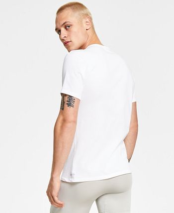 Calvin Klein Core Sculpt Compression Crew Neck Tshirt in White for
