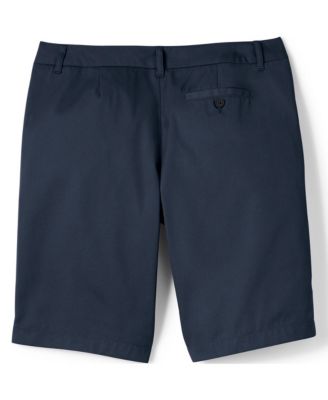 Women's Plus Size Plain Front Blend Chino Shorts