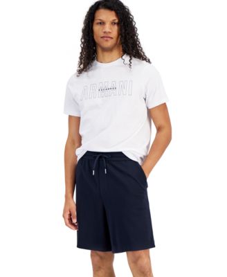 A, x Armani Exchange Ax Armani Exchange Mens Logo Drawstring Shorts Logo  Graphic Short Sleeve Crewneck T Shirt Outfit Created For Macys