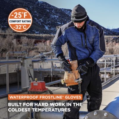 Men's Waterproof Frostline Gloves - Insulated Winter Work Gloves for Men