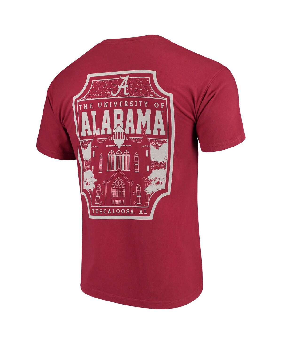 Shop Image One Men's Crimson Alabama Crimson Tide Comfort Colors Campus Icon T-shirt
