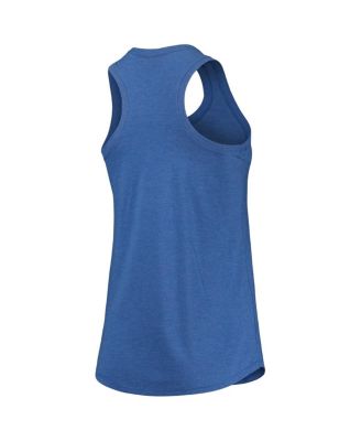 Women's Royal Chicago Cubs Americana Tri-Blend Racerback Tank Top