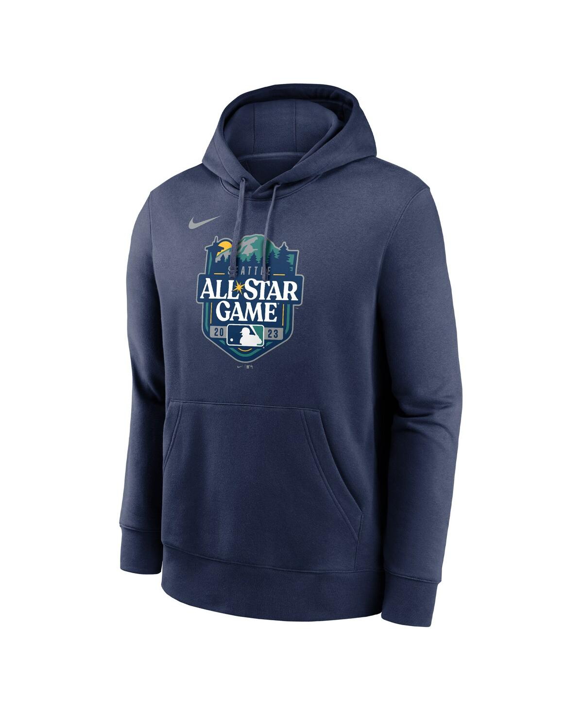 Shop Nike Men's  Navy 2023 Mlb All-star Game Pullover Hoodie