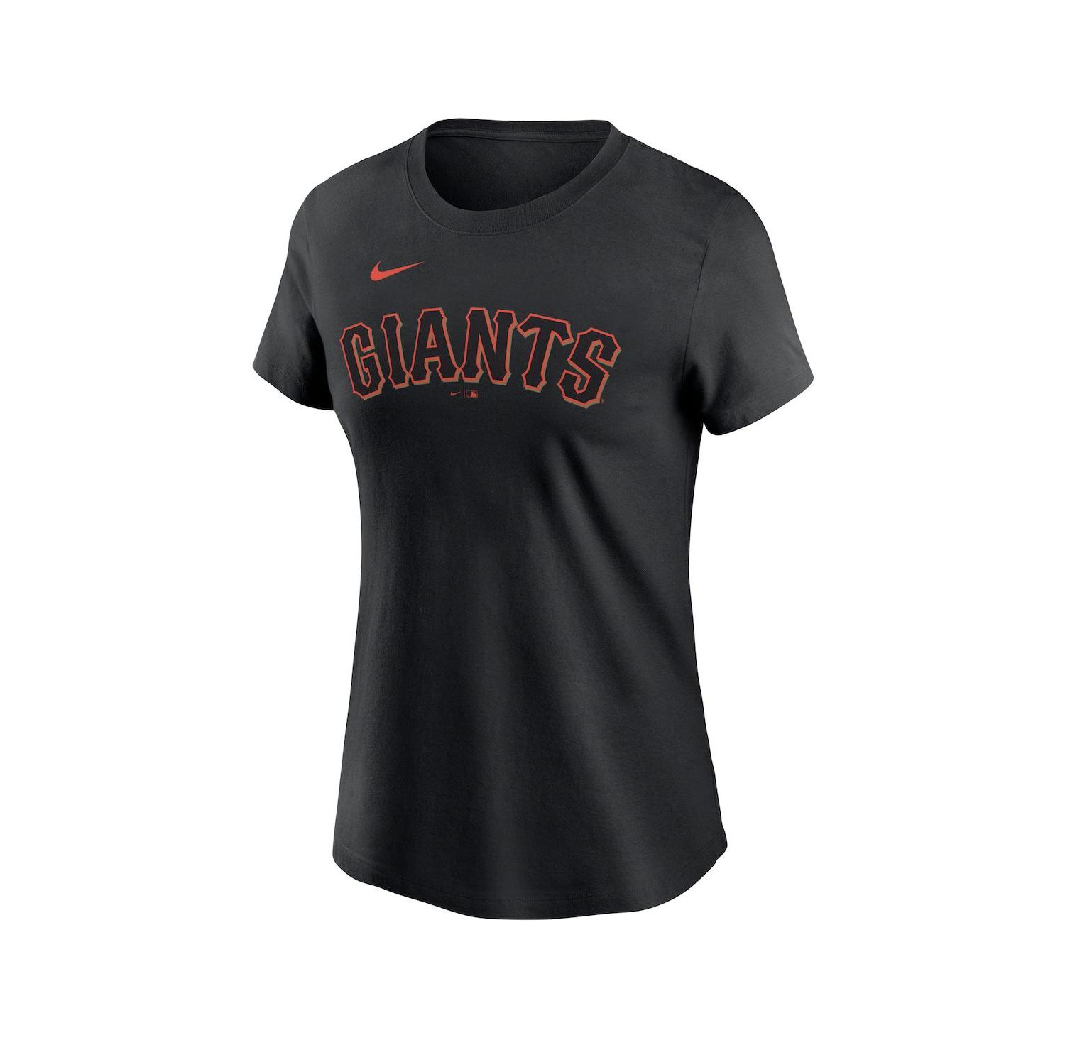 Women's Alyssa Nakken Black San Francisco Giants Name and Number T-shirt