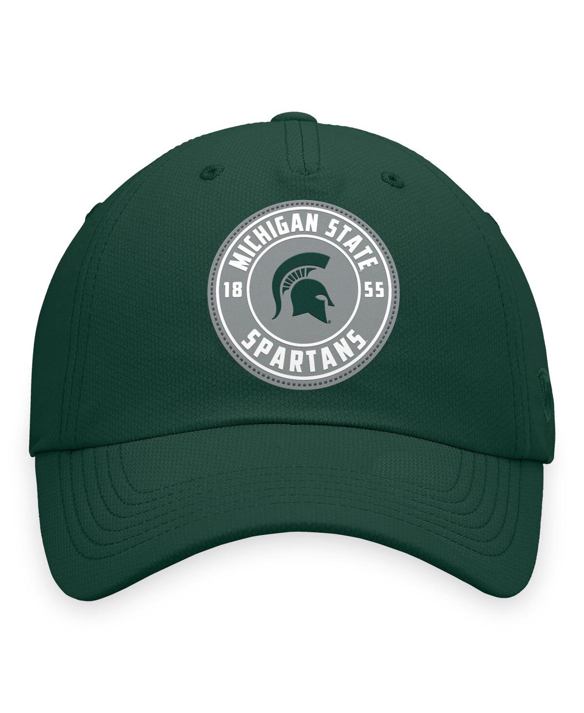 Shop Top Of The World Men's  Green Michigan State Spartans Region Adjustable Hat