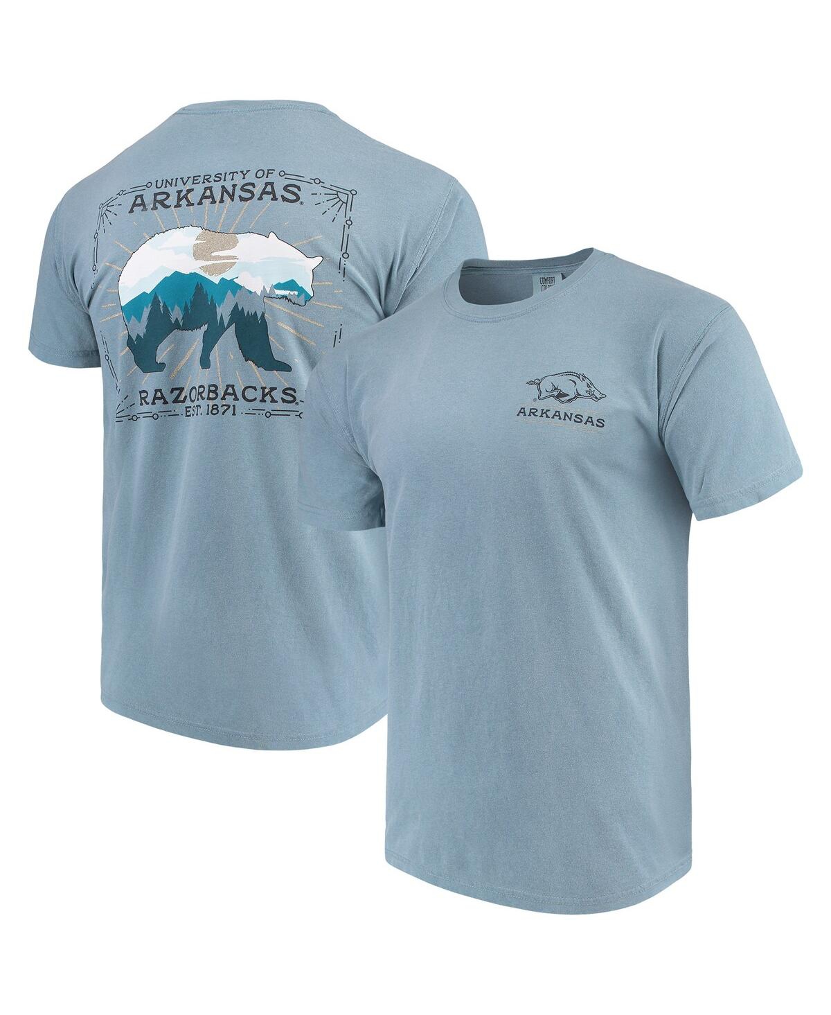 Shop Image One Men's Blue Arkansas Razorbacks State Scenery Comfort Colors T-shirt