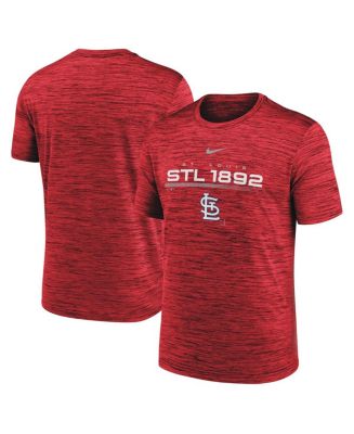 Men's Nike Red St. Louis Cardinals Wordmark Velocity Performance T-Shirt Size: Small