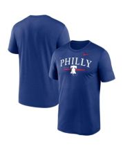 Mitchell & Ness Adult Size Large Philadelphia Phillies Big Face Short  Sleeve Shirt - Sky Blue