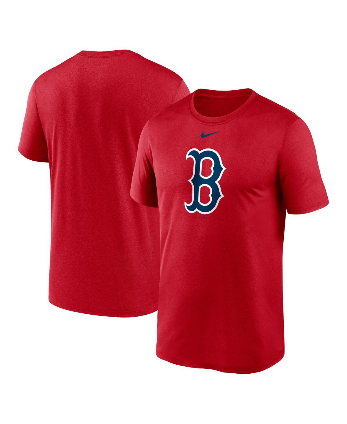 Shop Nike Men's  Red Boston Red Sox New Legend Logo T-shirt