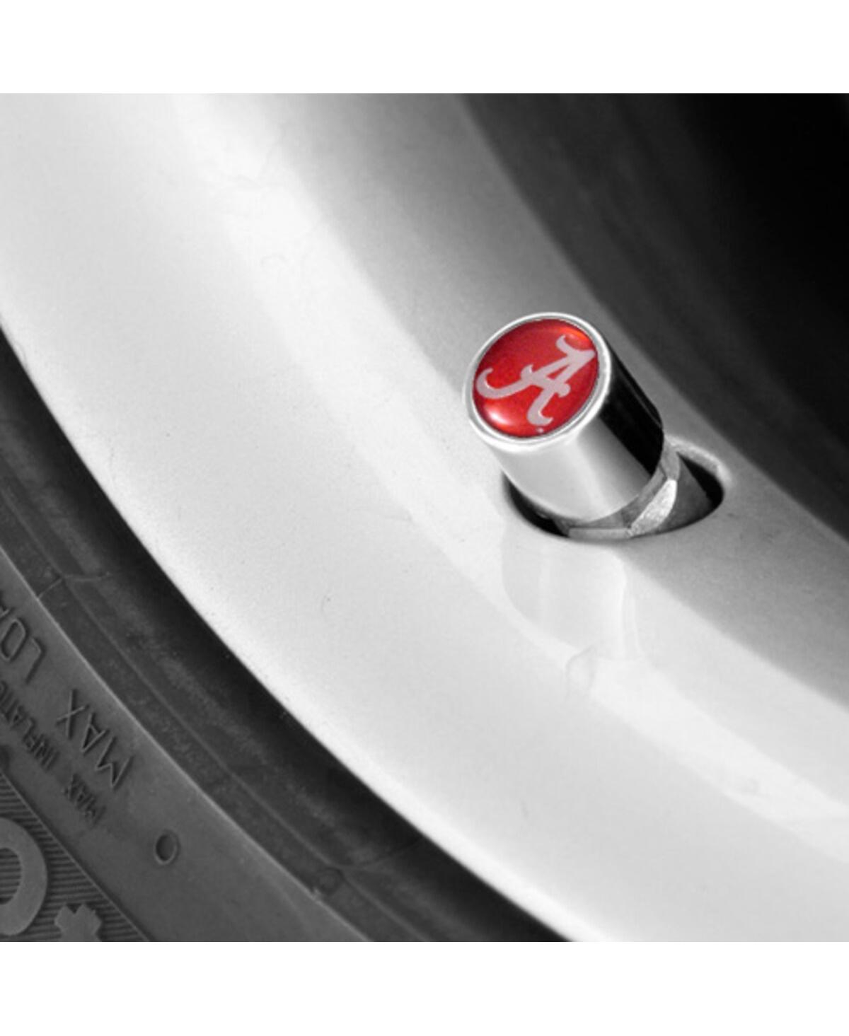 Alabama Crimson Tide College Cappers Tire Valve Stem Covers - Crimson
