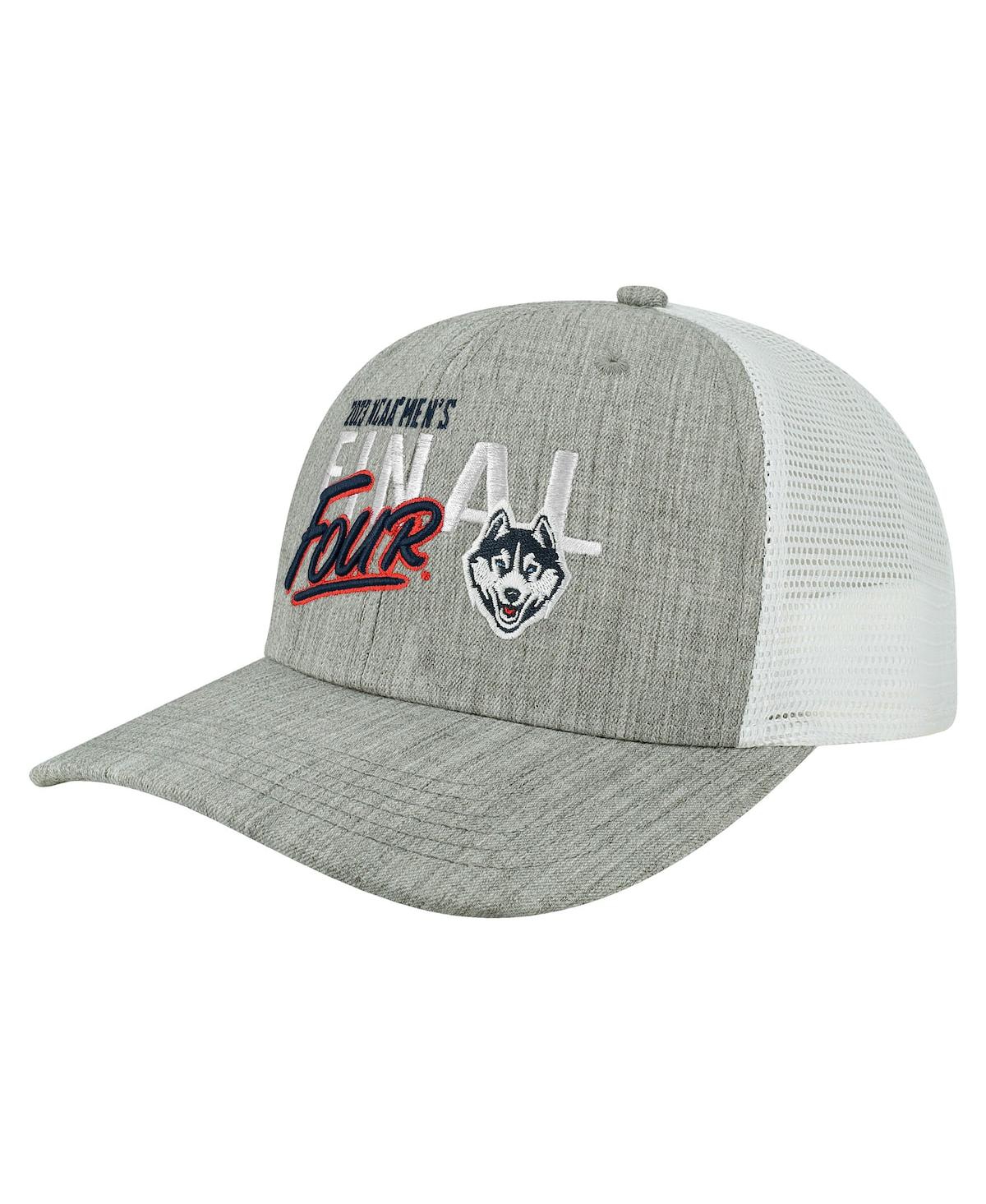 LEGACY ATHLETIC MEN'S LEGACY ATHLETIC HEATHER GRAY UCONN HUSKIES 2023 NCAA MEN'S BASKETBALL TOURNAMENT MARCH MADNESS 