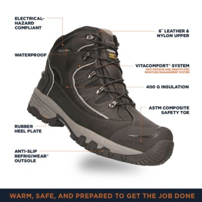 Men's Frostline Hiker Boot - Waterproof, Anti-Slip, and Insulated for Extreme Cold