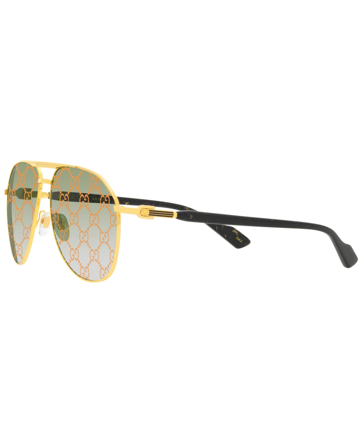 Shop Gucci Men's Sunglasses, Gg1220s In Gold-tone