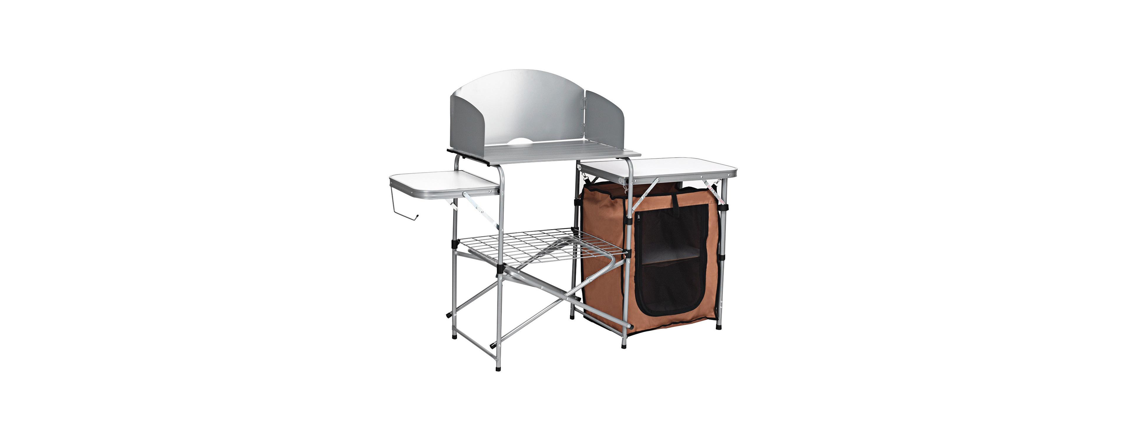 Foldable Camping Table Outdoor Bbq Portable Grilling Stand