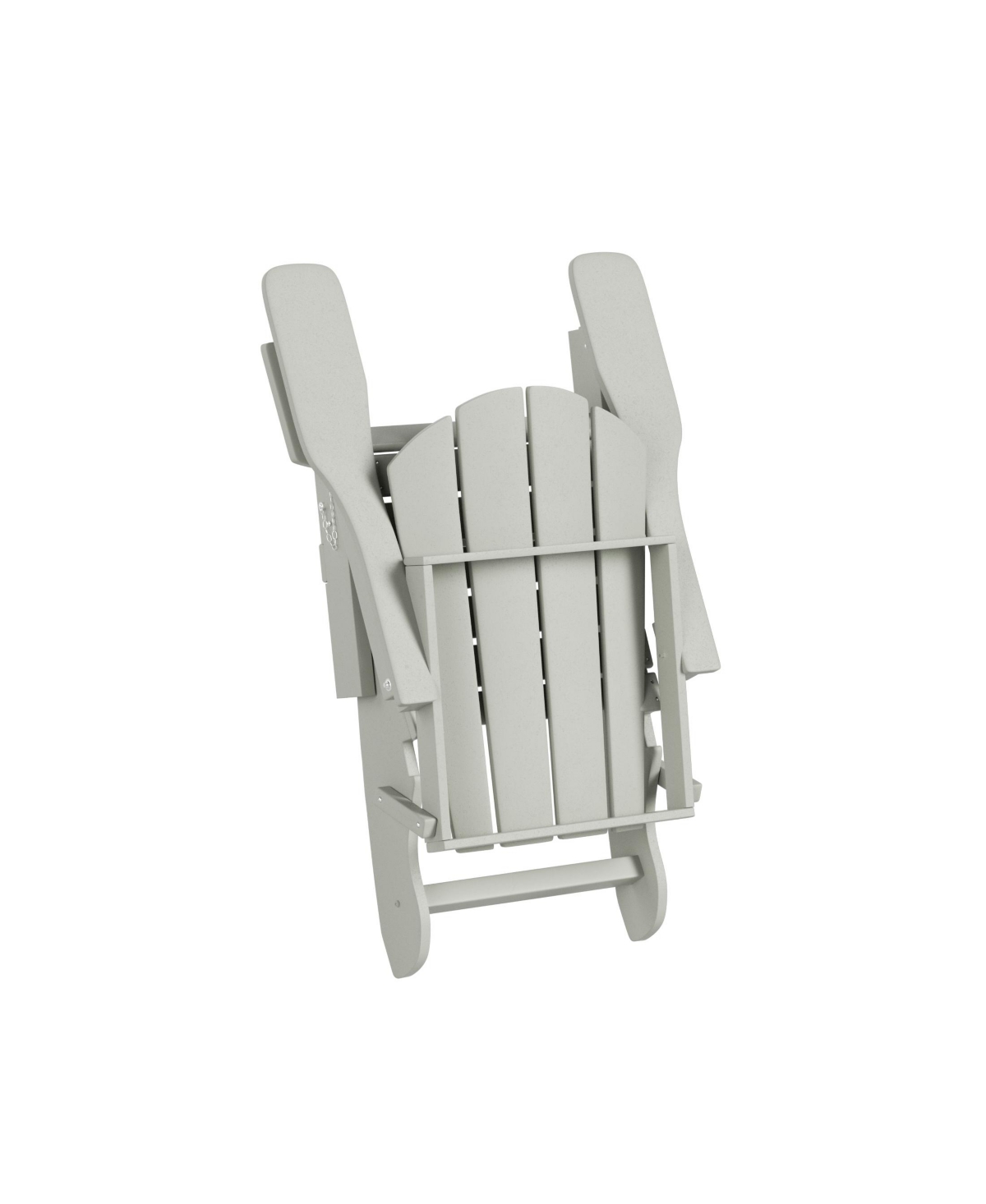 WestinTrends 12 Piece Set Outdoor Folding Adirondack Chairs with Ottoman Side Table