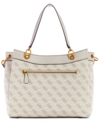 GUESS Shemara Girlfriend 4G Monogram Medium Carryall - Macy's